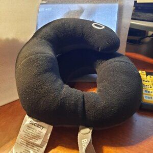NEW ! Bcozzy Neck&Travel Pillow Patented Relief for Neck Pain & Supportive Black